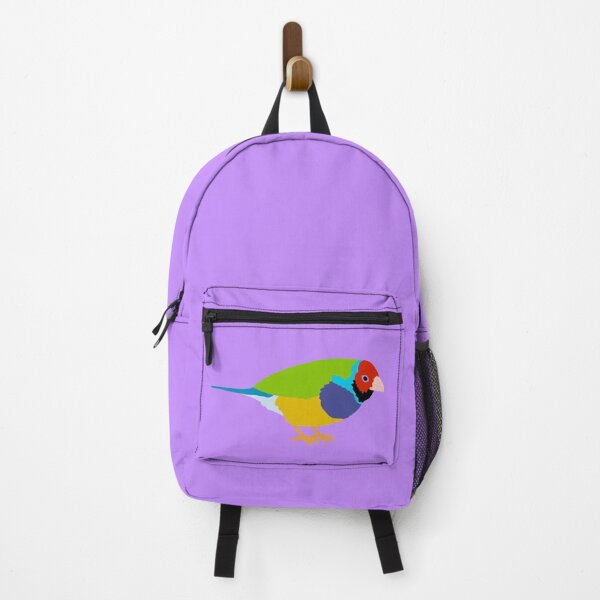 Item preview, Gouldian finch on Pastel Purple designed and sold by Digitaldingo.