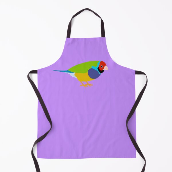 Item preview, Gouldian finch on Pastel Purple designed and sold by Digitaldingo.
