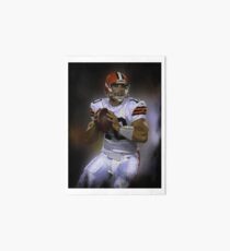 American Footballer in white Art Board