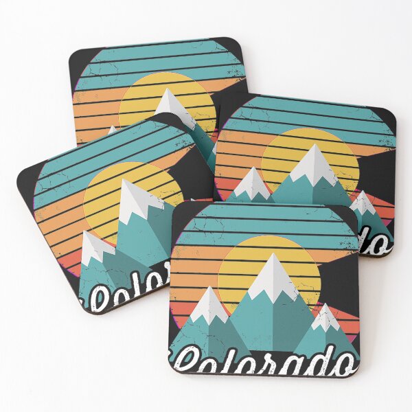 Item preview, Retro Colorado Mountains Flag Sunset  designed and sold by Murtger1242.