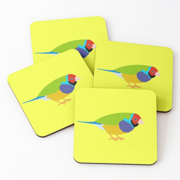 Item preview, Gouldian finch on Yellow designed and sold by Digitaldingo.
