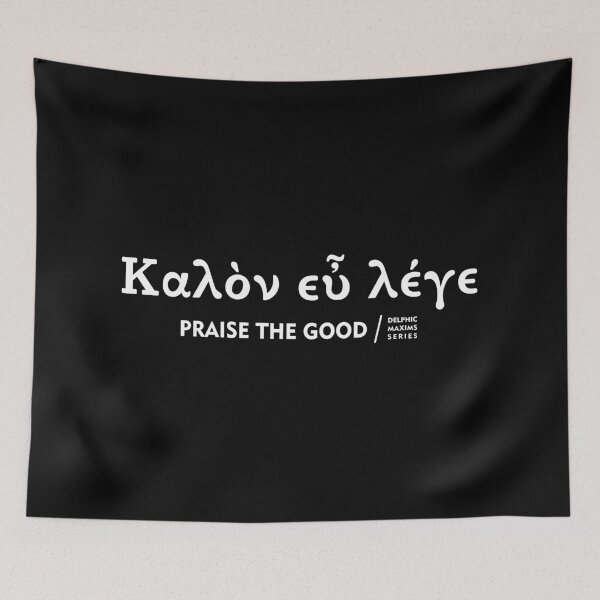 Item preview, PRAISE THE GOOD - Delphic Maxims. designed and sold by angelisart.