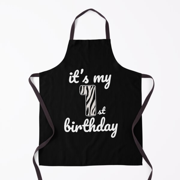 Item preview, Its my birthday, 1st Birthday Zebra Print, Kid Zebra 1st Birthday, 1 Year Old Wild Animal, Number One Safari Zoo designed and sold by singRsong.
