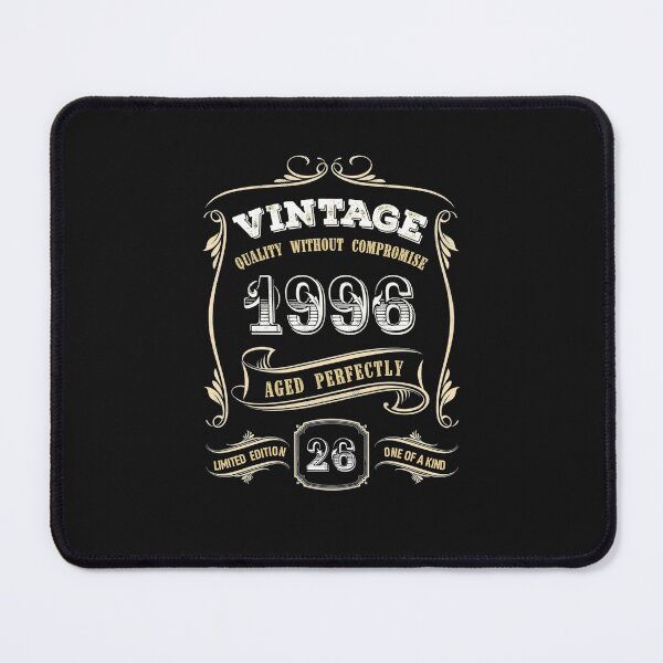 Item preview, 26th Birthday Gift Gold Vintage 1996 Aged Perfectly Essential T-Shirt designed and sold by SaraPorte.