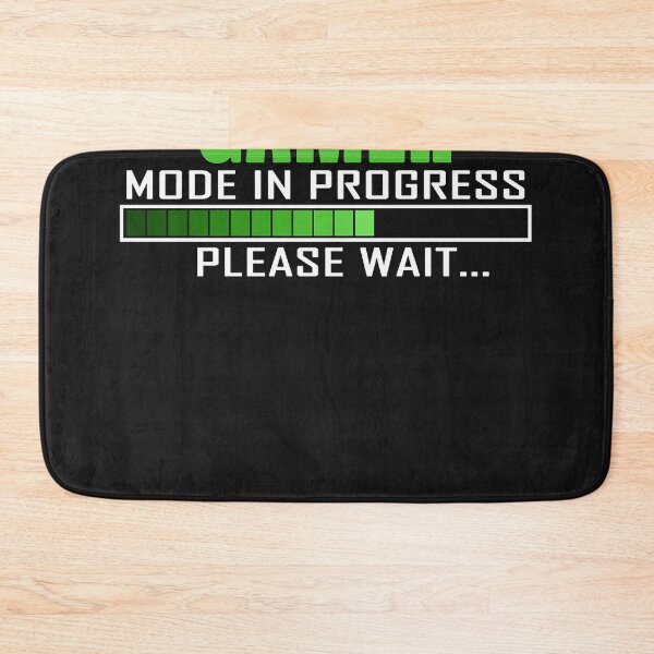 Item preview, Gamer Mode in Progress Please Wait Funny Quote Design Essential T-Shirt designed and sold by RussellLyon.