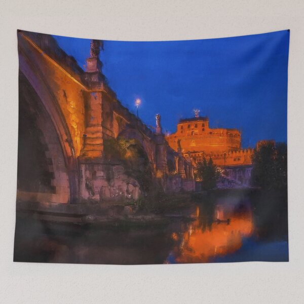 Item preview, Rome, Mausoleum of Hadrian designed and sold by AM FineArtPrints.