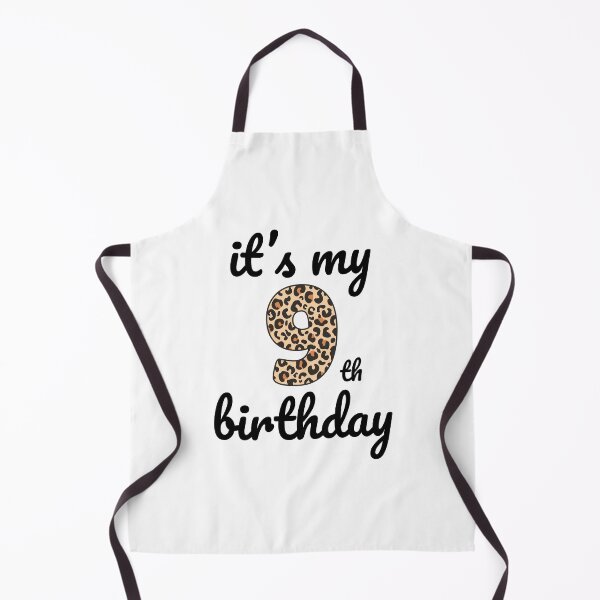 Item preview, Its my birthday, 9th Birthday Leopard Print, Kid Leopard 9th Birthday, 9 Years Old Wild Animal, Number Nine Safari Zoo designed and sold by singRsong.
