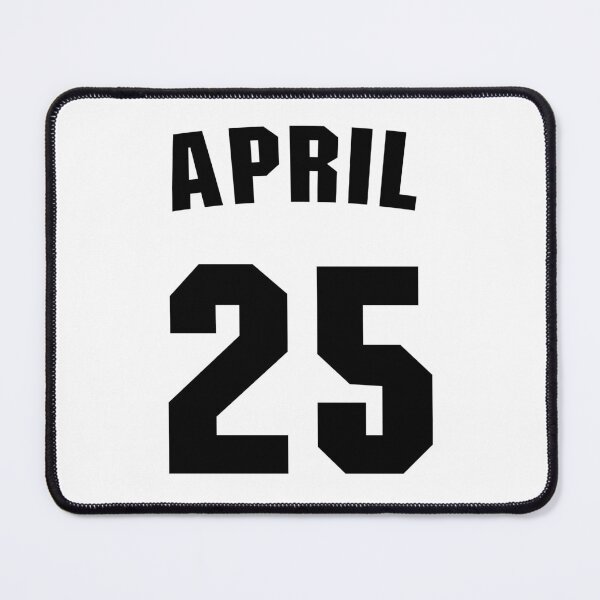 Item preview, Date of birth  25 April  birthday gift sport design designed and sold by Panya-Design.