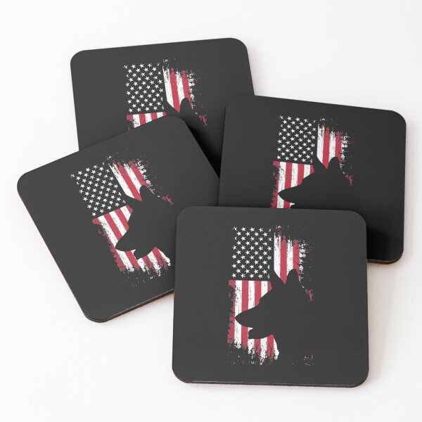 Item preview, German Shepherd American Flag USA Patriotic Dog Gift designed and sold by Lynette1241.