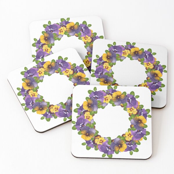 Item preview, Pansies wreath. designed and sold by XDenisova.