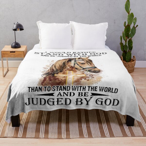 Item preview, Horse I Would Rather Stand with God and Be Judged by God designed and sold by Adam Alomari.