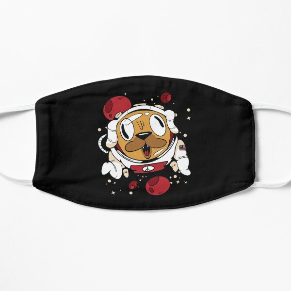 Canine astronaut Flat Mask