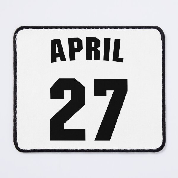 Item preview, Date of birth 27 April birthday gift sport design designed and sold by Panya-Design.