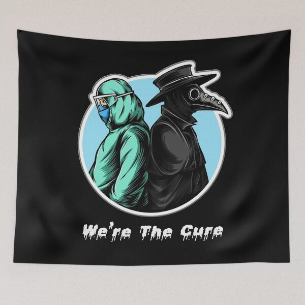 Item preview, plague doctor and Quarantine doctors we're the cure designed and sold by Yu-u-Ta.