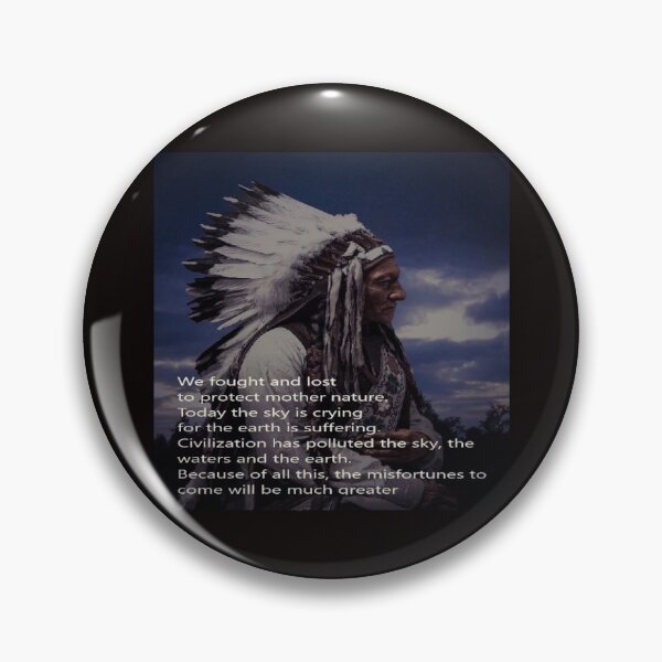 Item preview, Civilization - Native American Indian Chief Message designed and sold by Marcel1966.