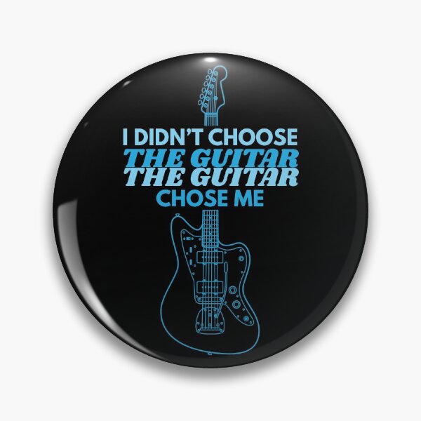 Item preview, I Didn't Choose The Guitar Offset Style Electric Guitar Outline designed and sold by nightsworthy.