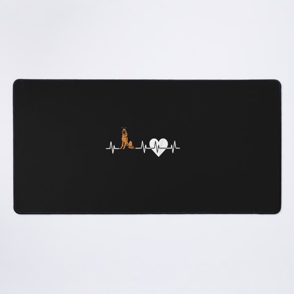 Artikelvorschau, German Shepherd Heartbeat Dog Lover entworfen und verkauft von Lynette1241.