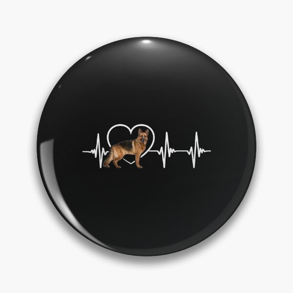 Artikelvorschau, German Shepherd Heartbeat Love German Shepherd entworfen und verkauft von Lynette1241.