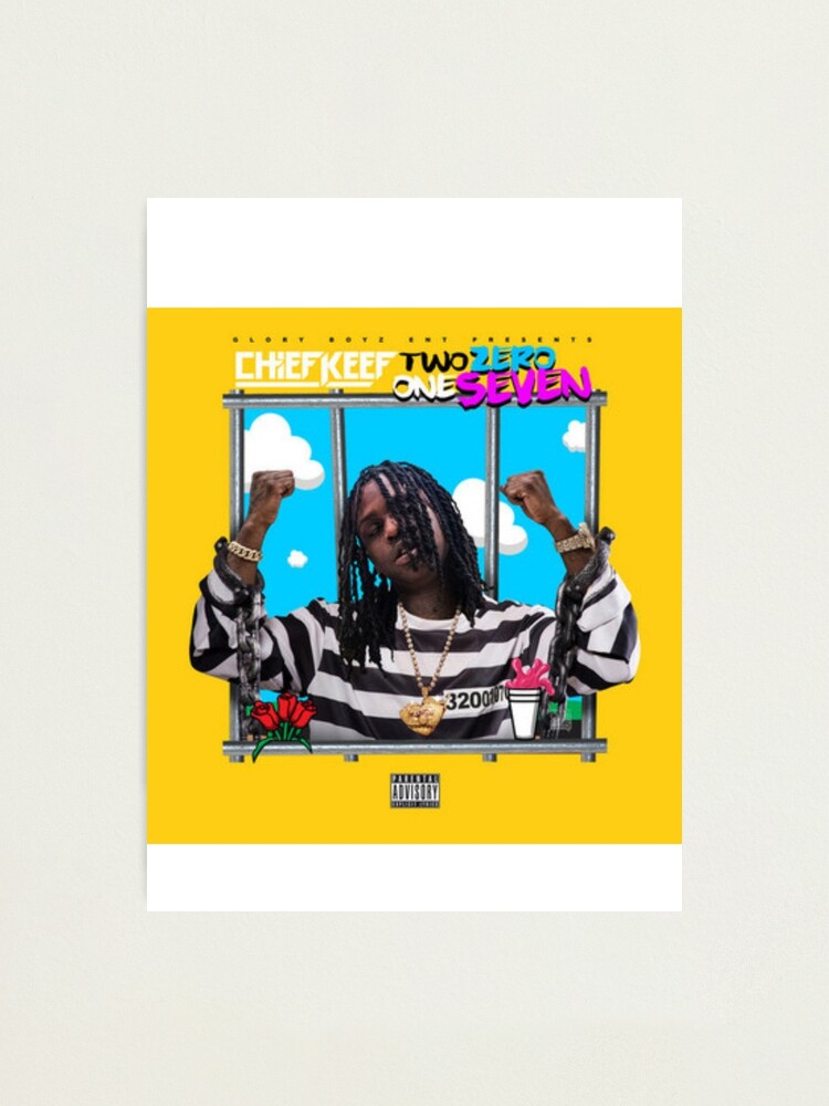 Chief Keef Two Zero One Seven Photographic Print By Noahandsons Redbubble