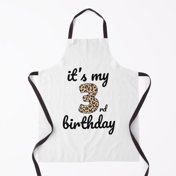 Item preview, Its my birthday, 3rd Birthday Leopard Print, Kid Leopard 3rd Birthday, 3 Years Old Wild Animal, Number Three Safari Zoo designed and sold by singRsong.