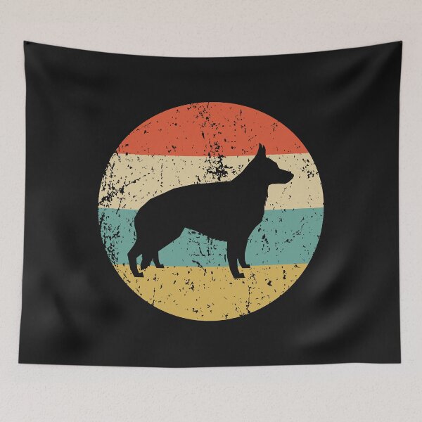 Artikelvorschau, German Shepherd Hoodie - Retro German Shepherd Dog entworfen und verkauft von Lynette1241.