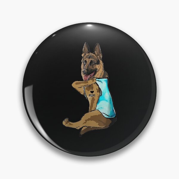 Item preview, German Shepherd I Love Mom Tattoo designed and sold by Lynette1241.