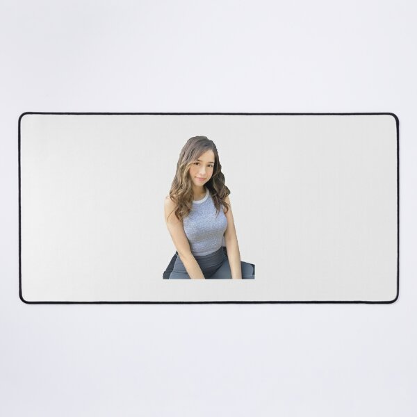 pokimane desk mat