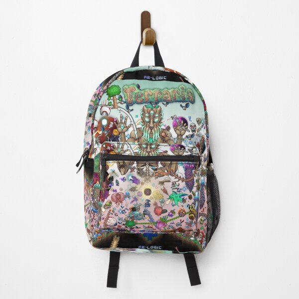 Unicorn & Rainbow Pattern Double-layer Campus Backpack With Starry