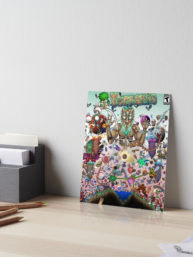 Terraria Game - Eye Boss Art Board Print for Sale by Gnextdoor22