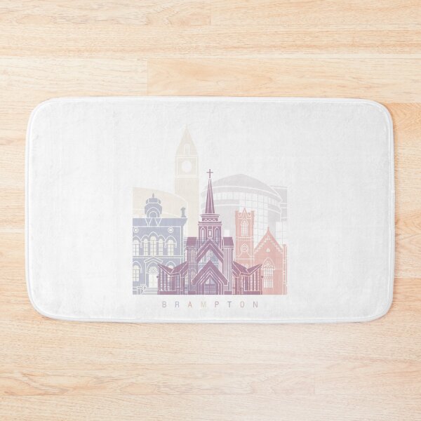 Item preview, Brampton skyline poster Pastel designed and sold by paulrommer.