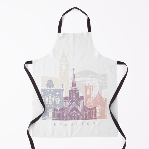 Item preview, Brampton skyline poster Pastel designed and sold by paulrommer.