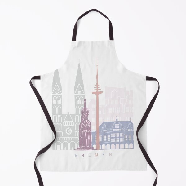 Item preview, Bremen skyline poster Pastel designed and sold by paulrommer.