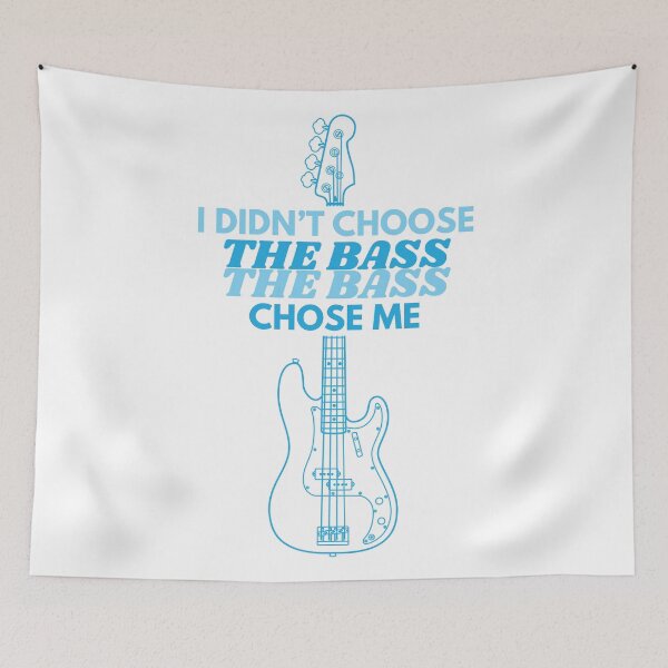 Item preview, I Didn't Choose The Guitar P-Style Bass Guitar Outline designed and sold by nightsworthy.