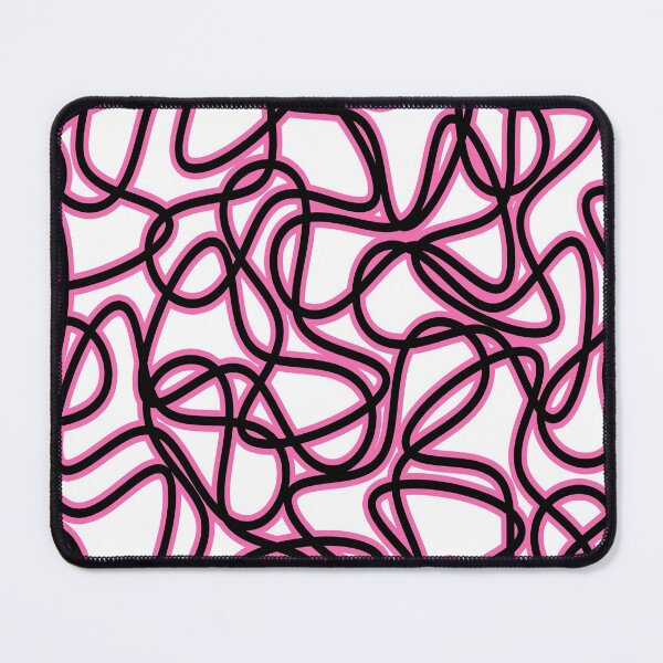 Item preview, Abstract pattern - pink and white. designed and sold by K.S ART.