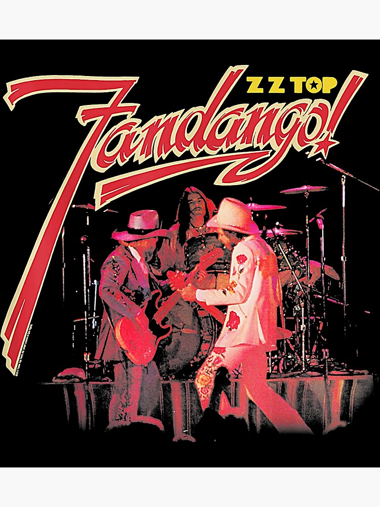 "ZZ Top Fandango" Poster by Appear467 Redbubble