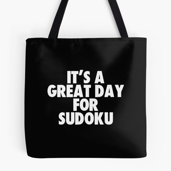 Item preview, It's a Great Day for Sudoku designed and sold by kindxinn.