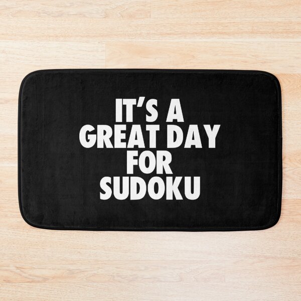 Item preview, It's a Great Day for Sudoku designed and sold by kindxinn.