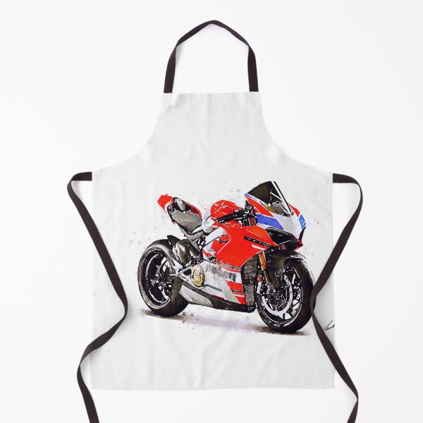 Item preview, Watercolor Sport Motorcycle Panigale V4S - original watercolor by Vart. designed and sold by vartstudio.