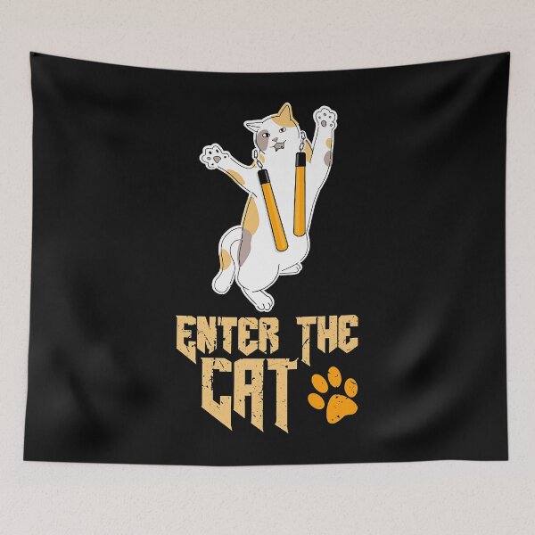 Item preview, Enter The Cat Kung Fu Martial Arts Fighting Cat Lover Premium  designed and sold by nichollehnse.
