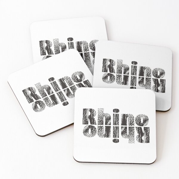 Item preview, Rhino Text Written iTextured Word designed and sold by Wiggly Lines.