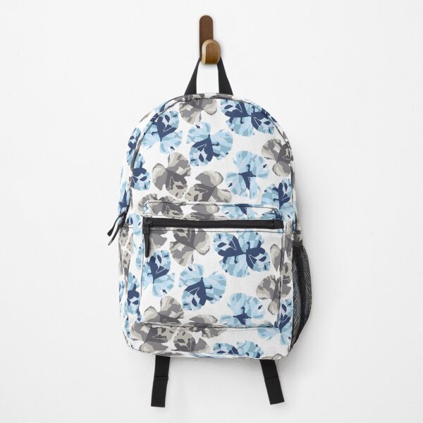 Item preview, Camouflage pattern design of leaves in shades of grey and blue designed and sold by soliviodesign.