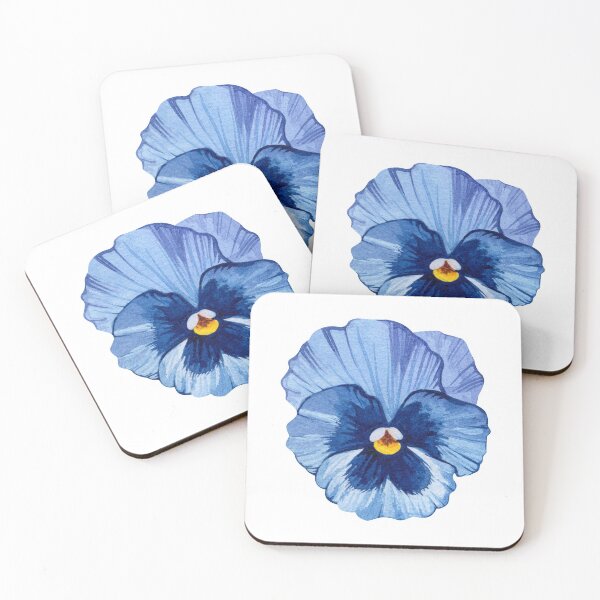 Item preview, Blue pansies. designed and sold by XDenisova.