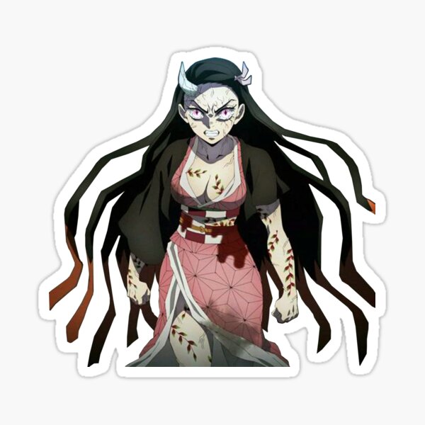 Nezuko Demon Form, Demon slayer nezuko, nezuko kamado, demon slayers, demons Sticker