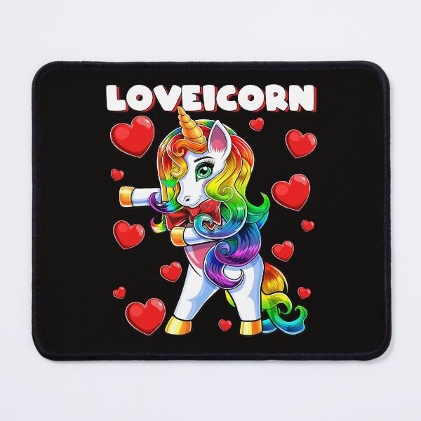 Item preview, Valentine's Day Flossing Unicorn Love Heart designed and sold by BrianWilburn.
