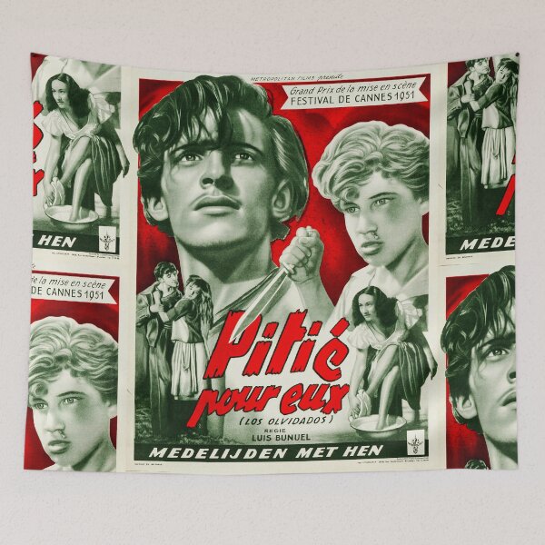 Item preview, Iconos Vintage Cine Mexicano Los Olvidados Cartel Belga Restaurado designed and sold by chilangopride.