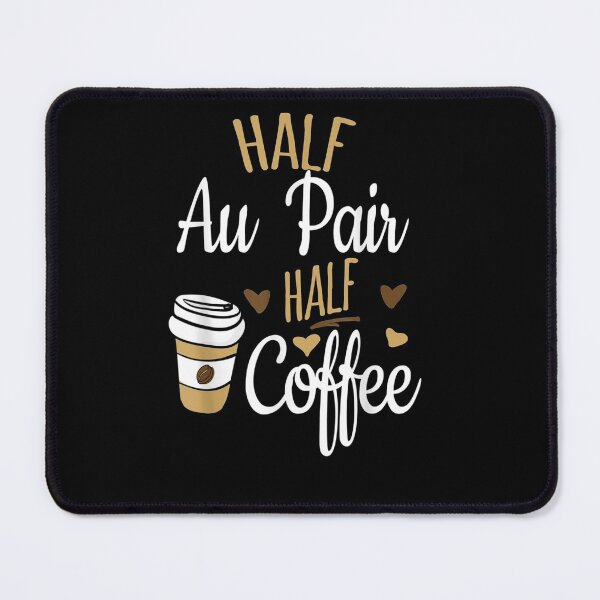 Item preview, Half Coffee Half Au Pair Valentines day gift for coffee couples lovers designed and sold by wi trendshop.
