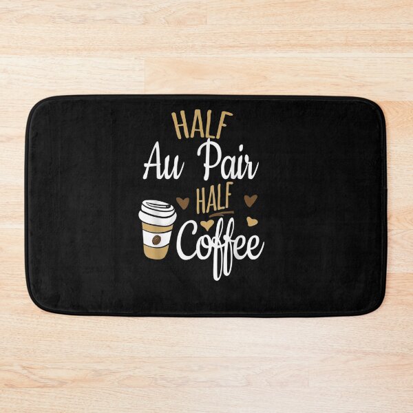 Item preview, Half Coffee Half Au Pair Valentines day gift for coffee couples lovers designed and sold by wi trendshop.