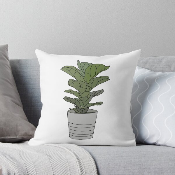 Item preview, Fiddle leaf fig potted plant  designed and sold by ArtCasualty.