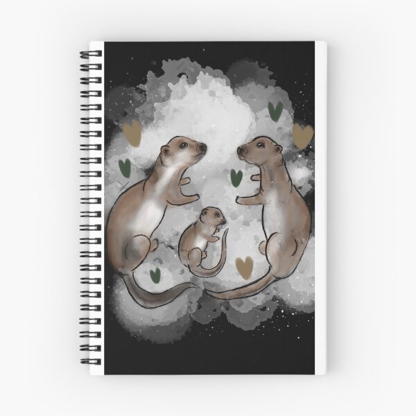 Item preview, Digital art otter family designed and sold by asra2020.