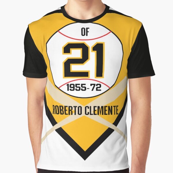 Roberto Clemente #21 Jersey Number Art Board Print for Sale by StickBall